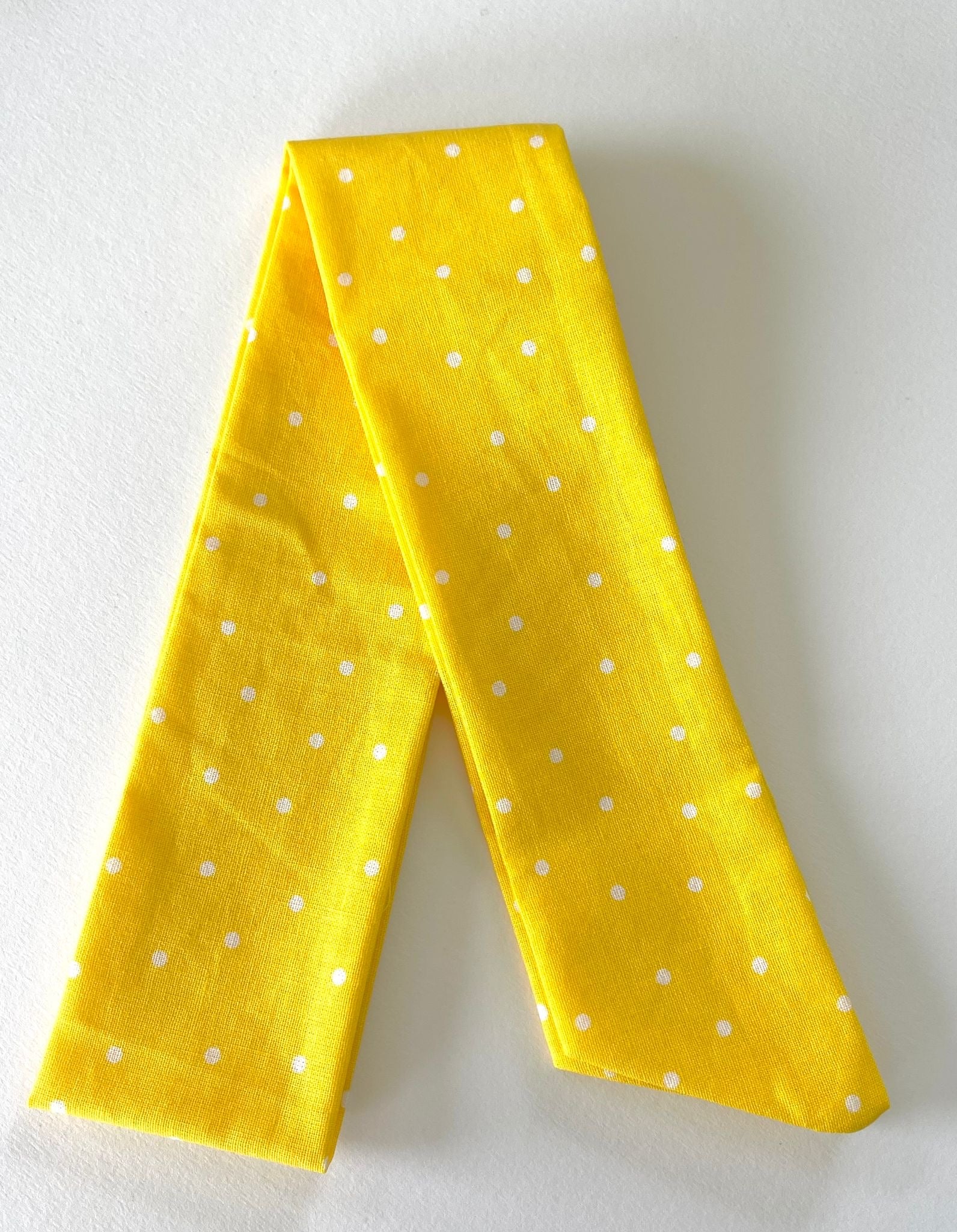 Yellow polka dots